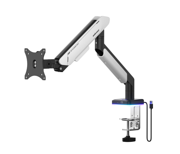 ANDA SEAT Stealth II PRO RGB 17"- 42" biały - 1473981 - zdjęcie 2